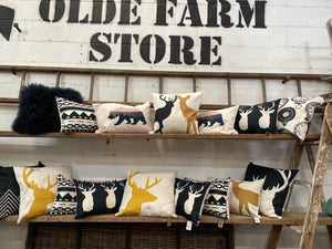 BUCK Mirage Navy Rectangle Cushion