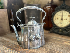 Heavy Vintage Silver Teapot