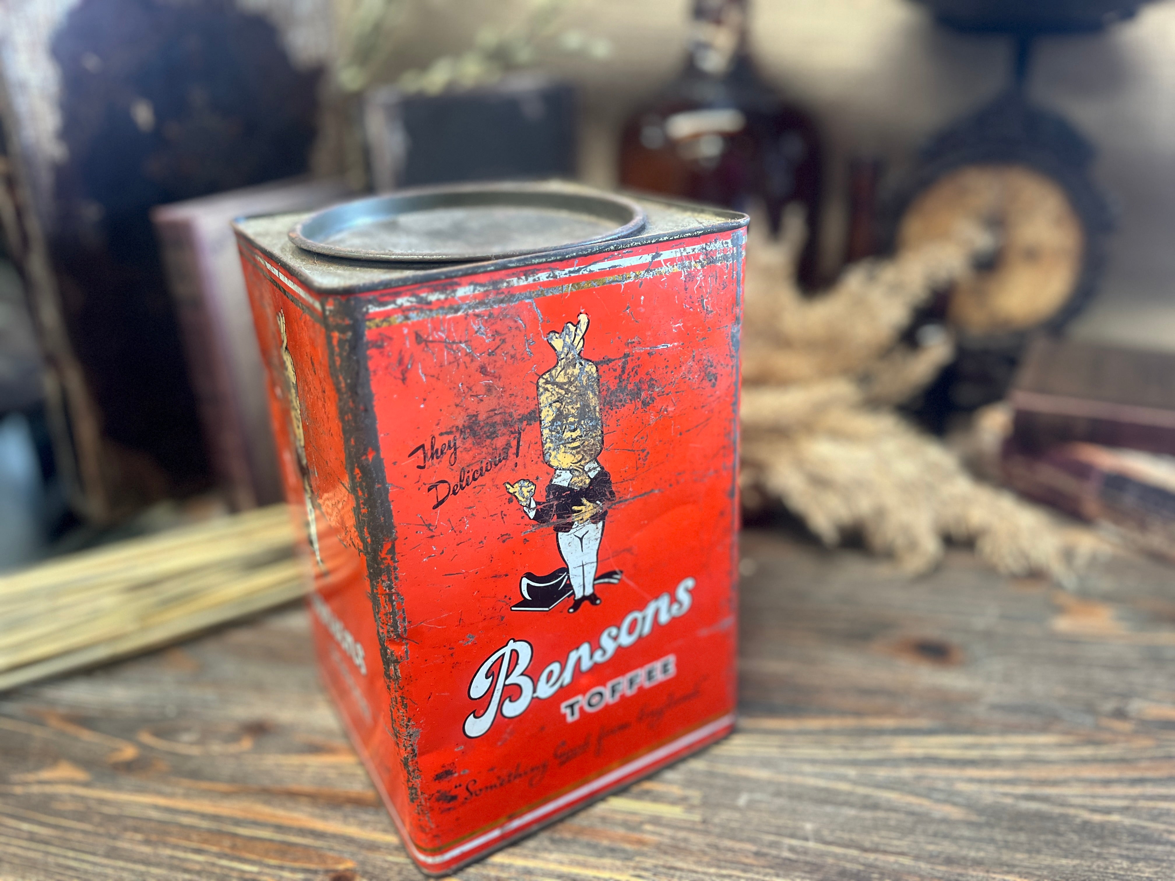 Vintage Bensons TOFFEE Tin