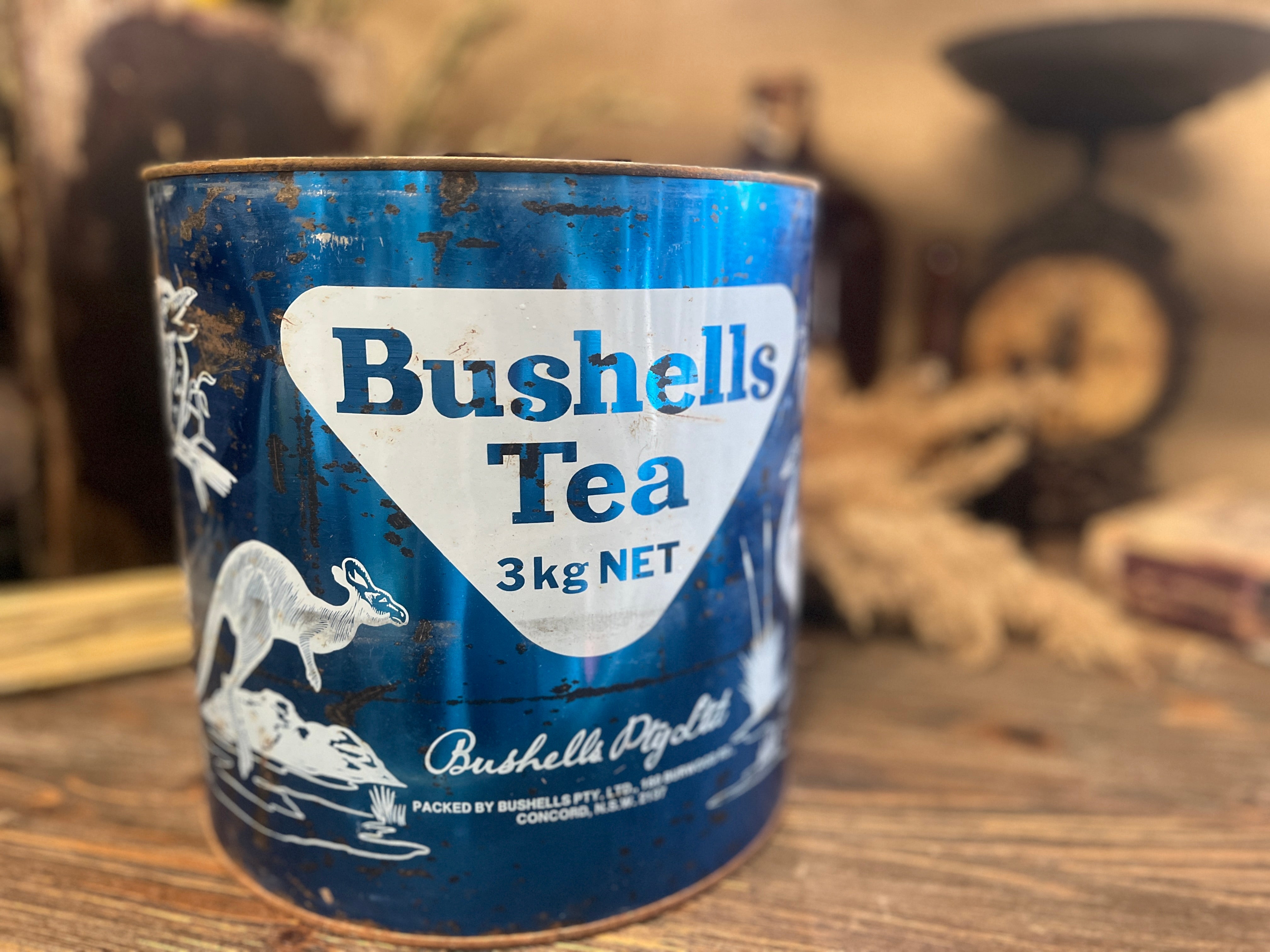 Jumbo Vintage BUSHELLS Tea Tin