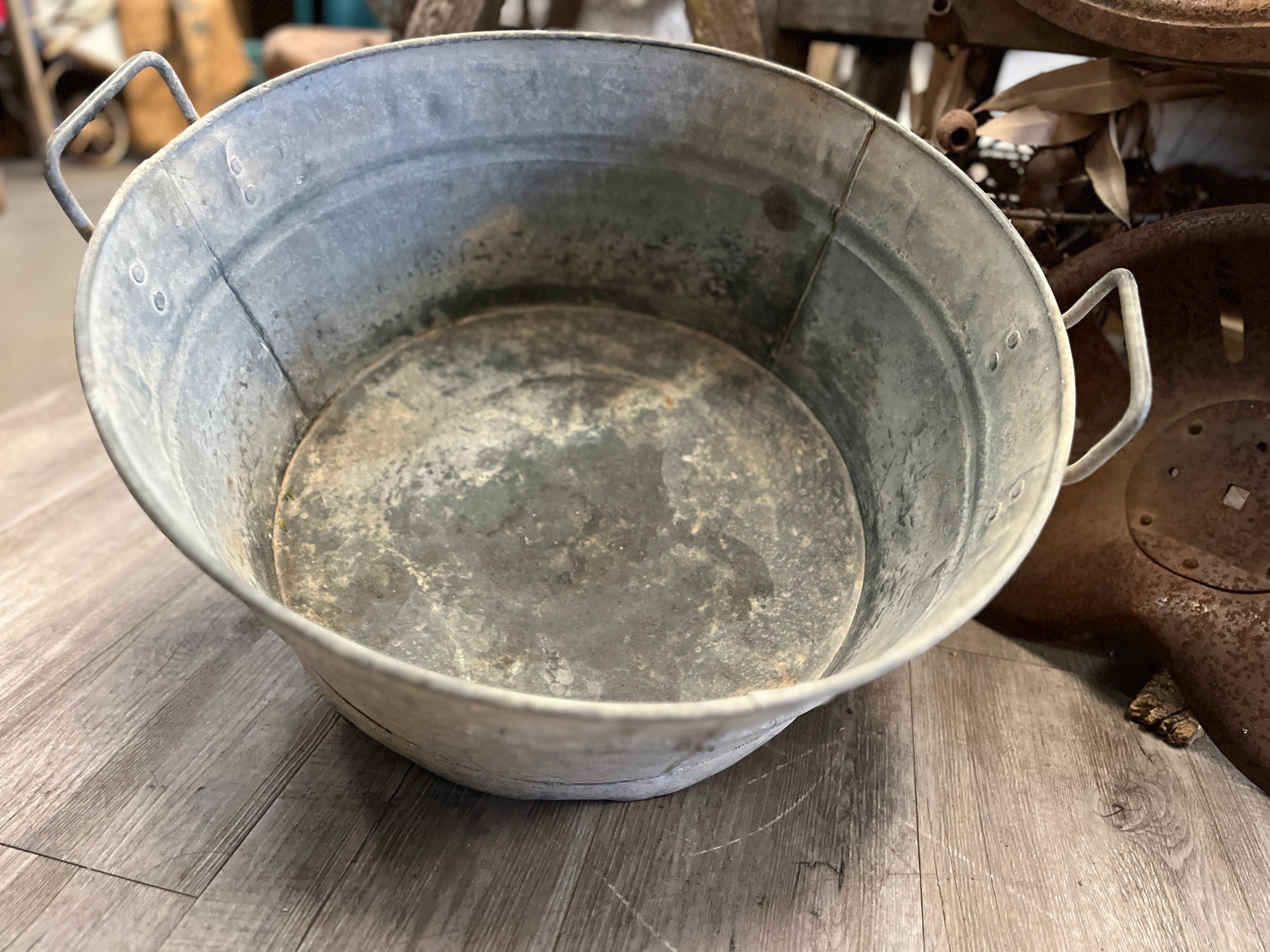 Vintage Galvanised Wash Tub