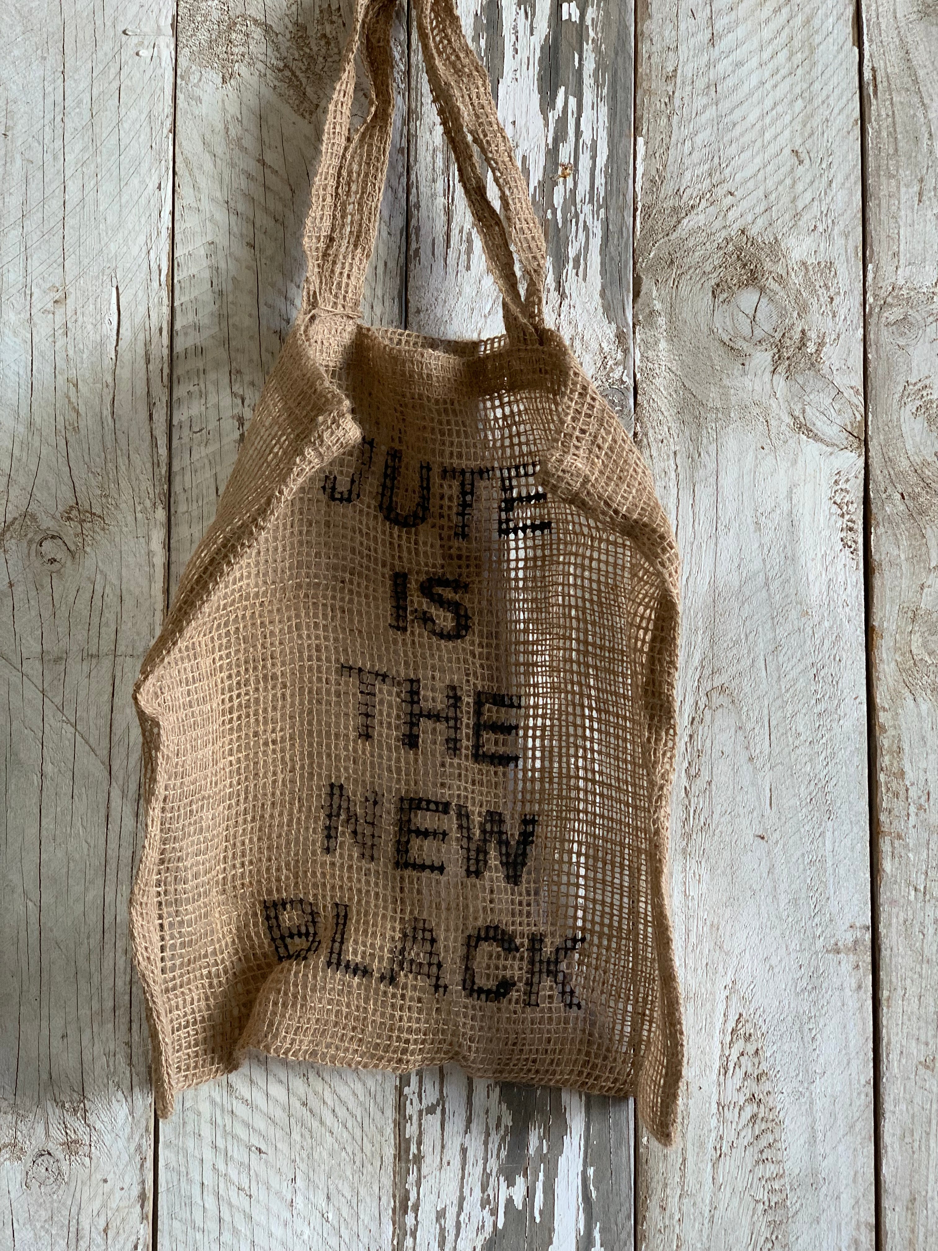Jute Is the NEW Black Bag
