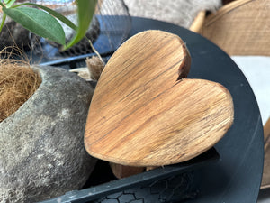 CHUNKY Handmade Timber Hearts