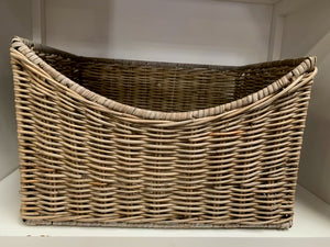 Large Rattan DIP Basket with Handles