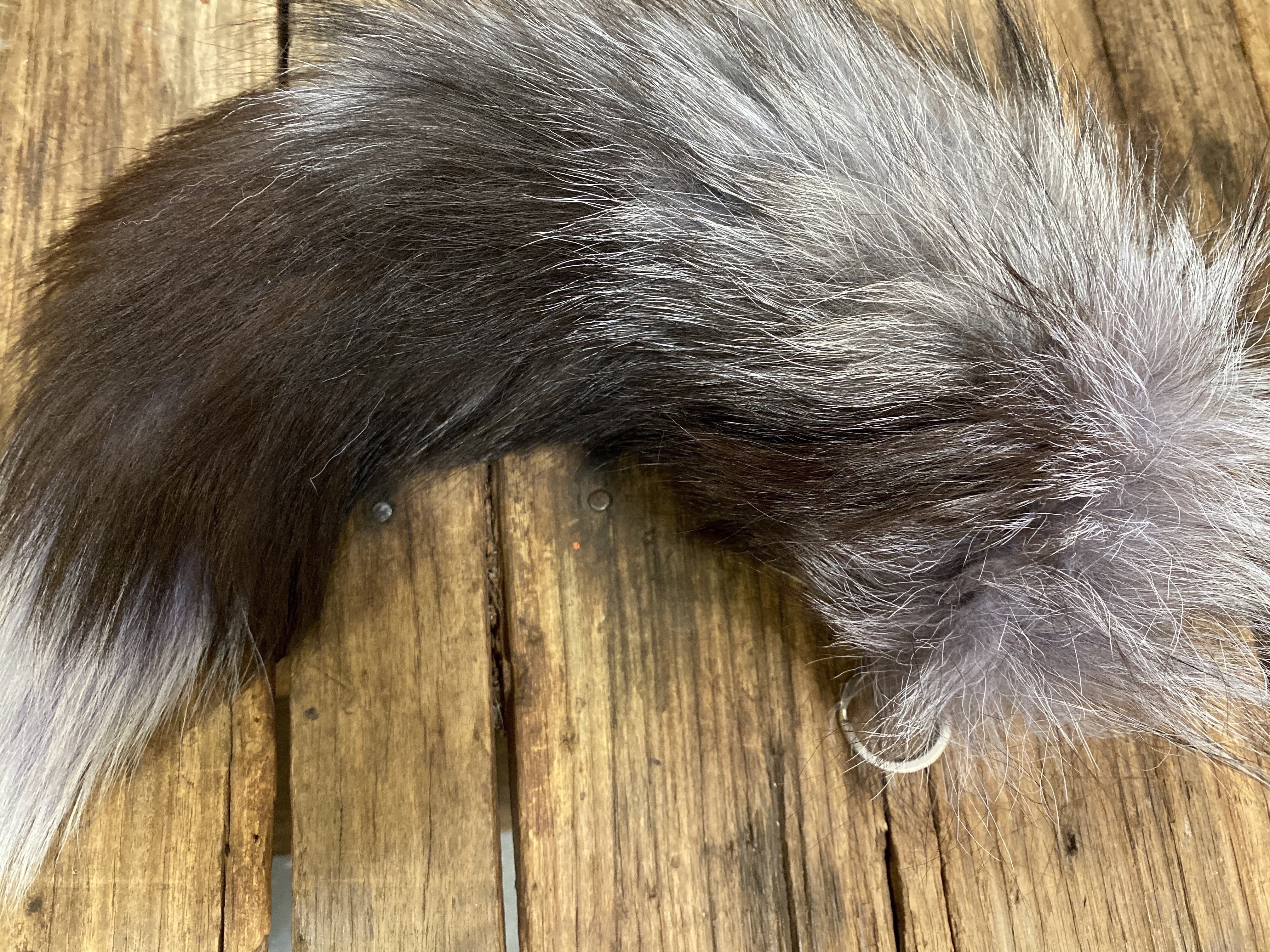 Faux FOXTAIL Keyring