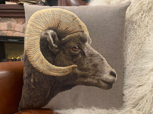 Arrowroot Ram SQUARE Cushion