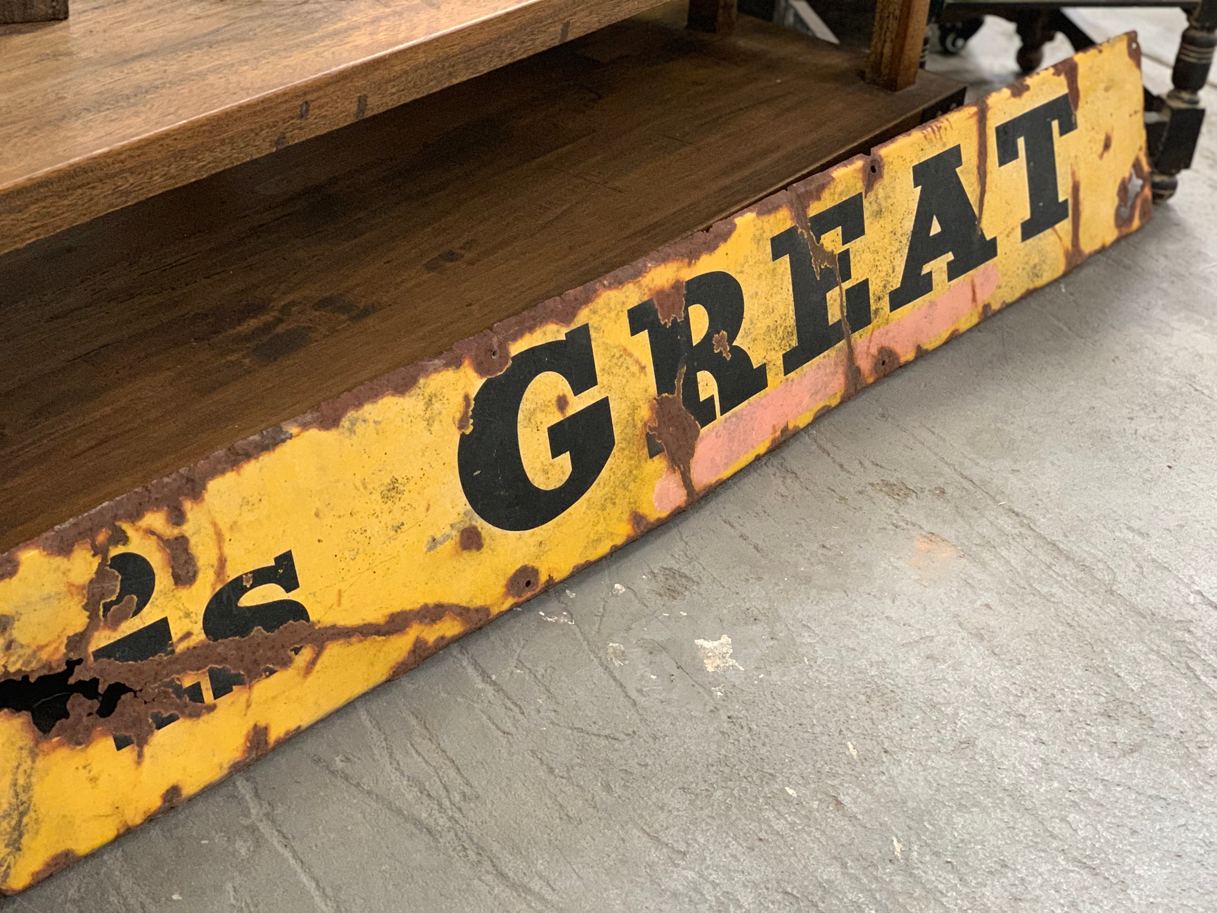 Is GREAT Industrial Tin Sign