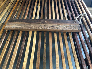 Recycled Timber Bread/Cheese Board with ROPE Handle