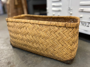 Vintage Moses Weave Basket
