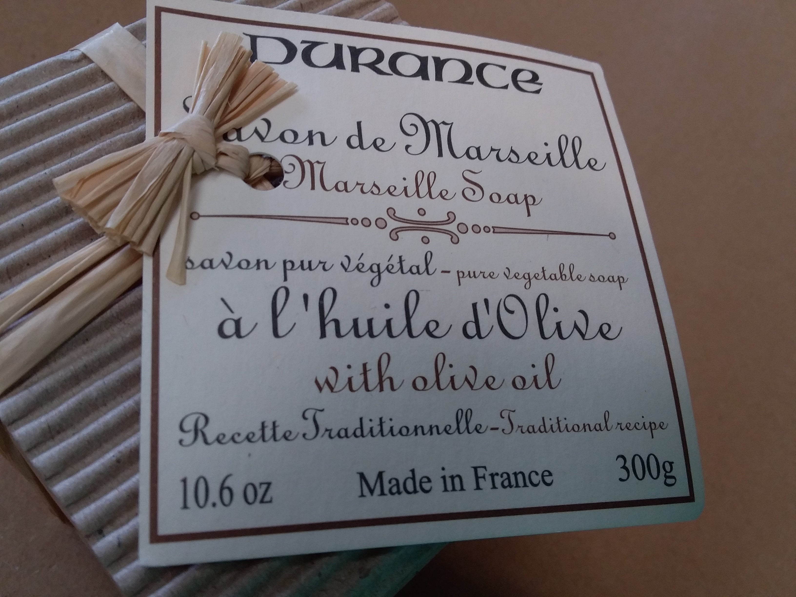 Savon Marseille Soap 300g Made in France