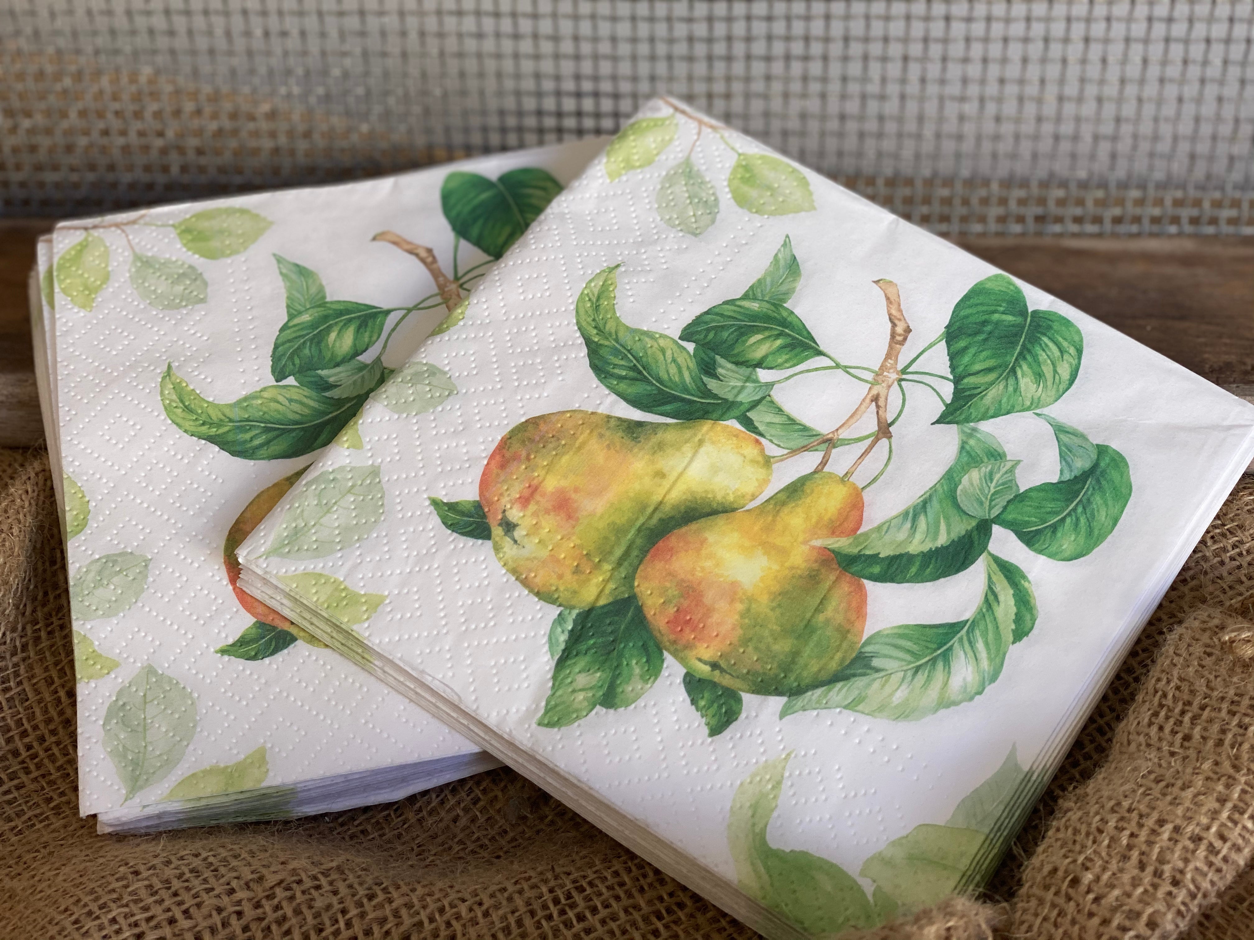 Garden PEARS Napkins