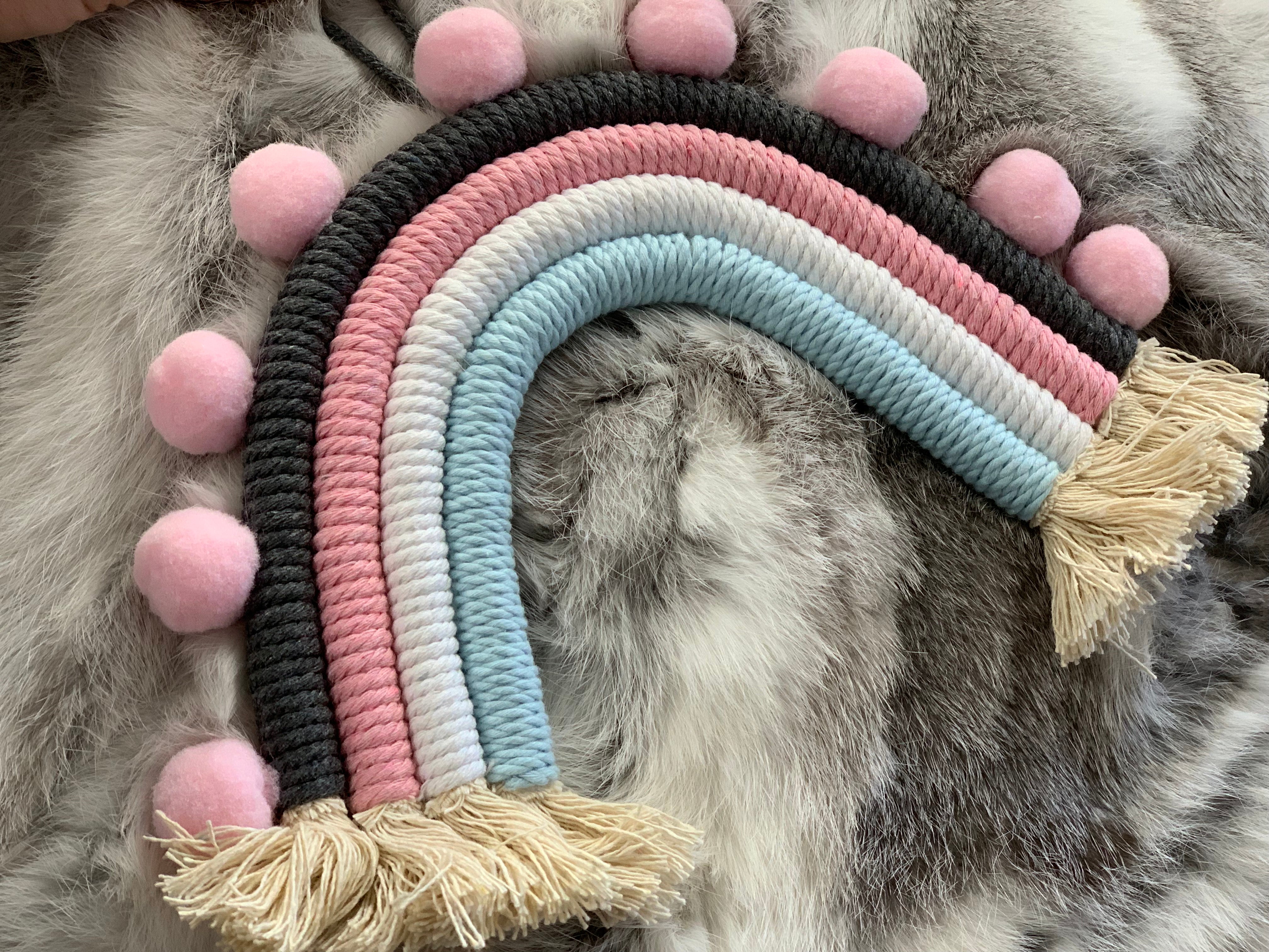 Pom Pom Rainbow Decor