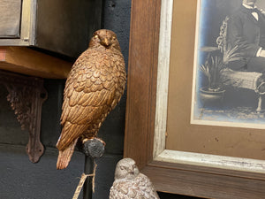 HARRIET XL Resin Eagle sculpture on stand