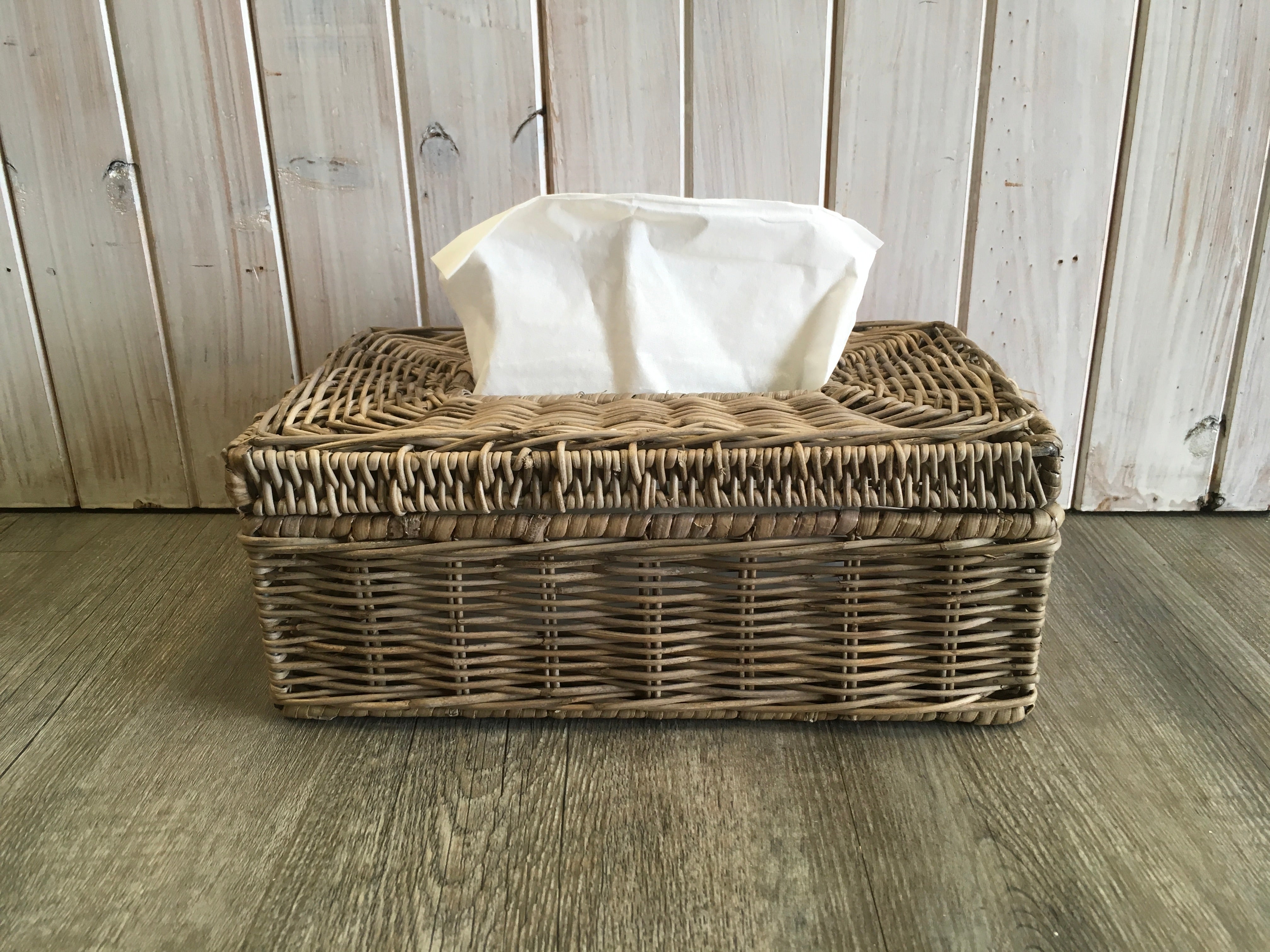Rattan Tissue Box FREE Postage