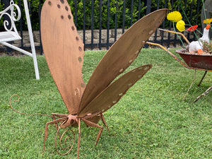 JUMBO Rust BUTTERFLY Sculpture