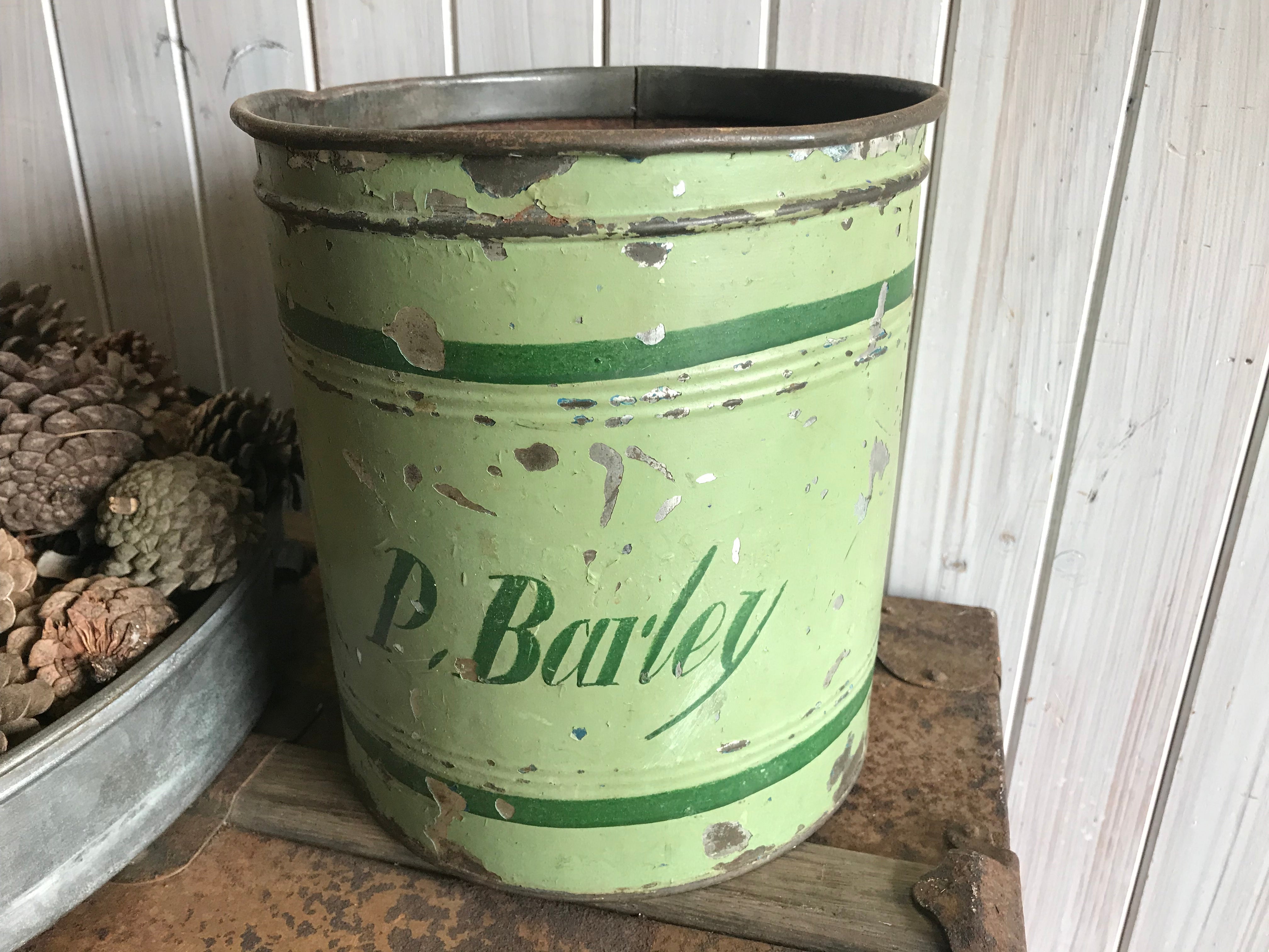 XL Pearl Barley Vintage Tin