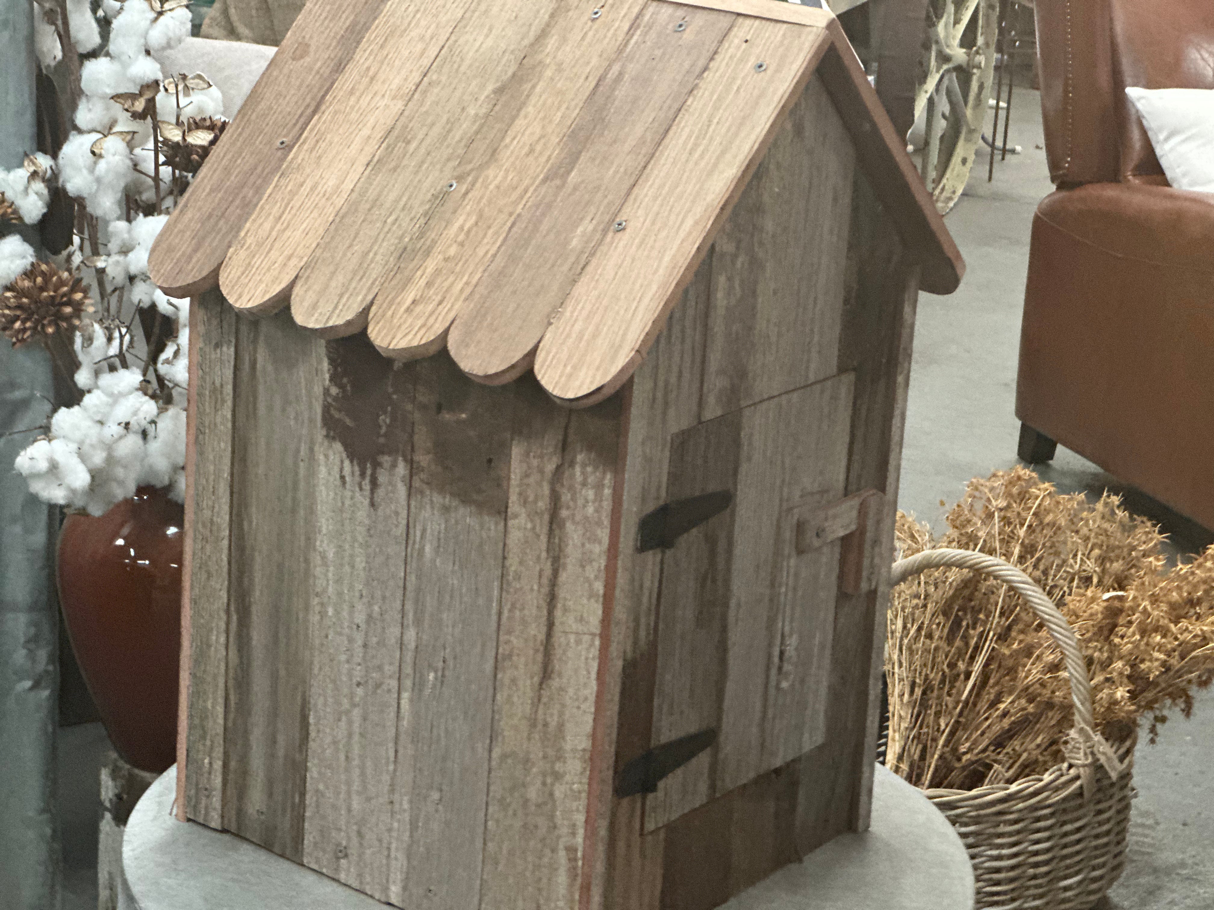 Handmade BIRD HOUSE/ MAIL POST BOX