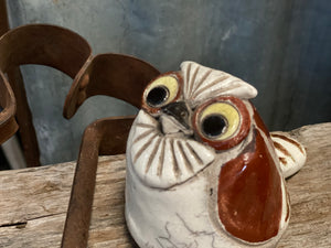 Handmade Pottery HOOT Owl FREE Postage