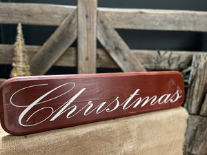 Handmade CHRISTMAS Sign