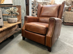 GRAMMAR Aged LEATHER Recliner
