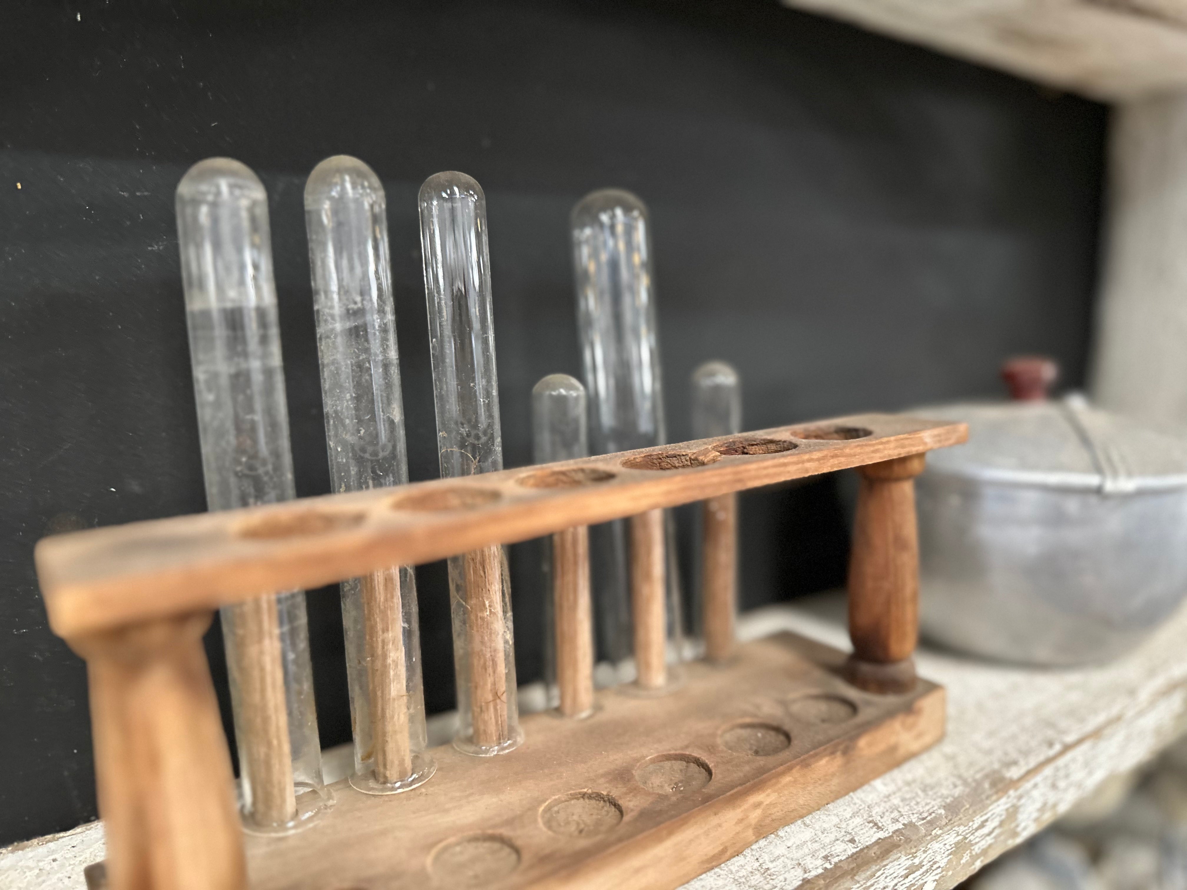 Vintage Test Tube Display