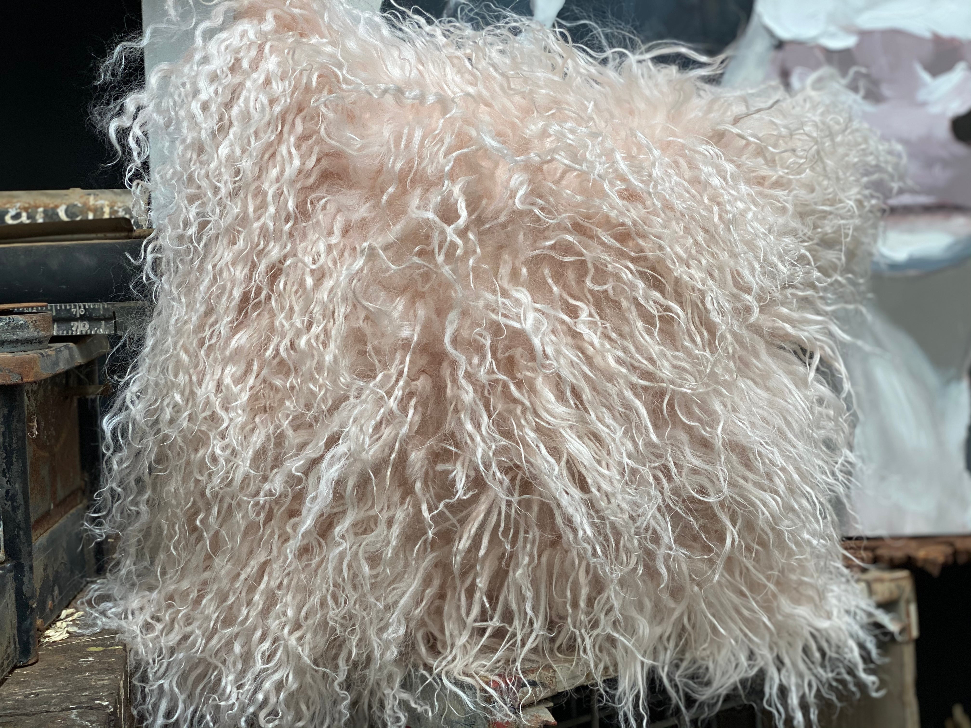 Mongolian BLUSH Cushion