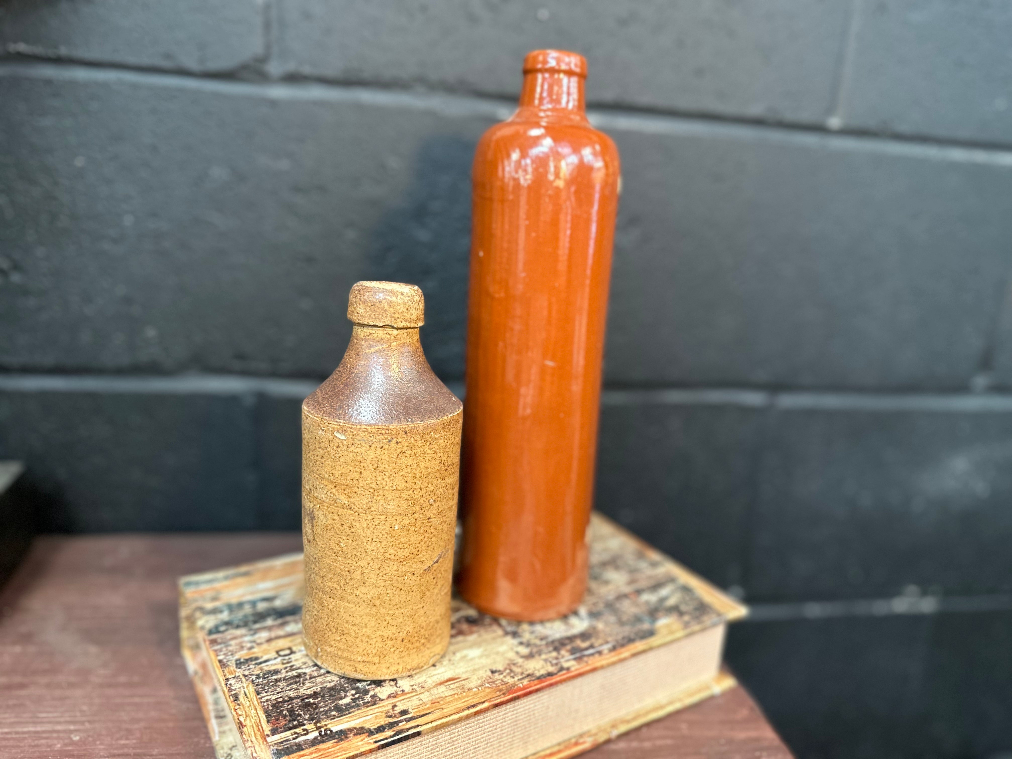 Vintage Vessel Bottle CLAY