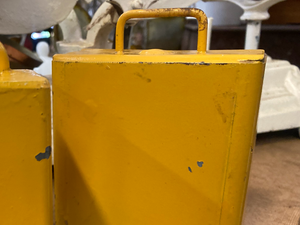 Vintage YELLOW Sunrise Cowbell Tall