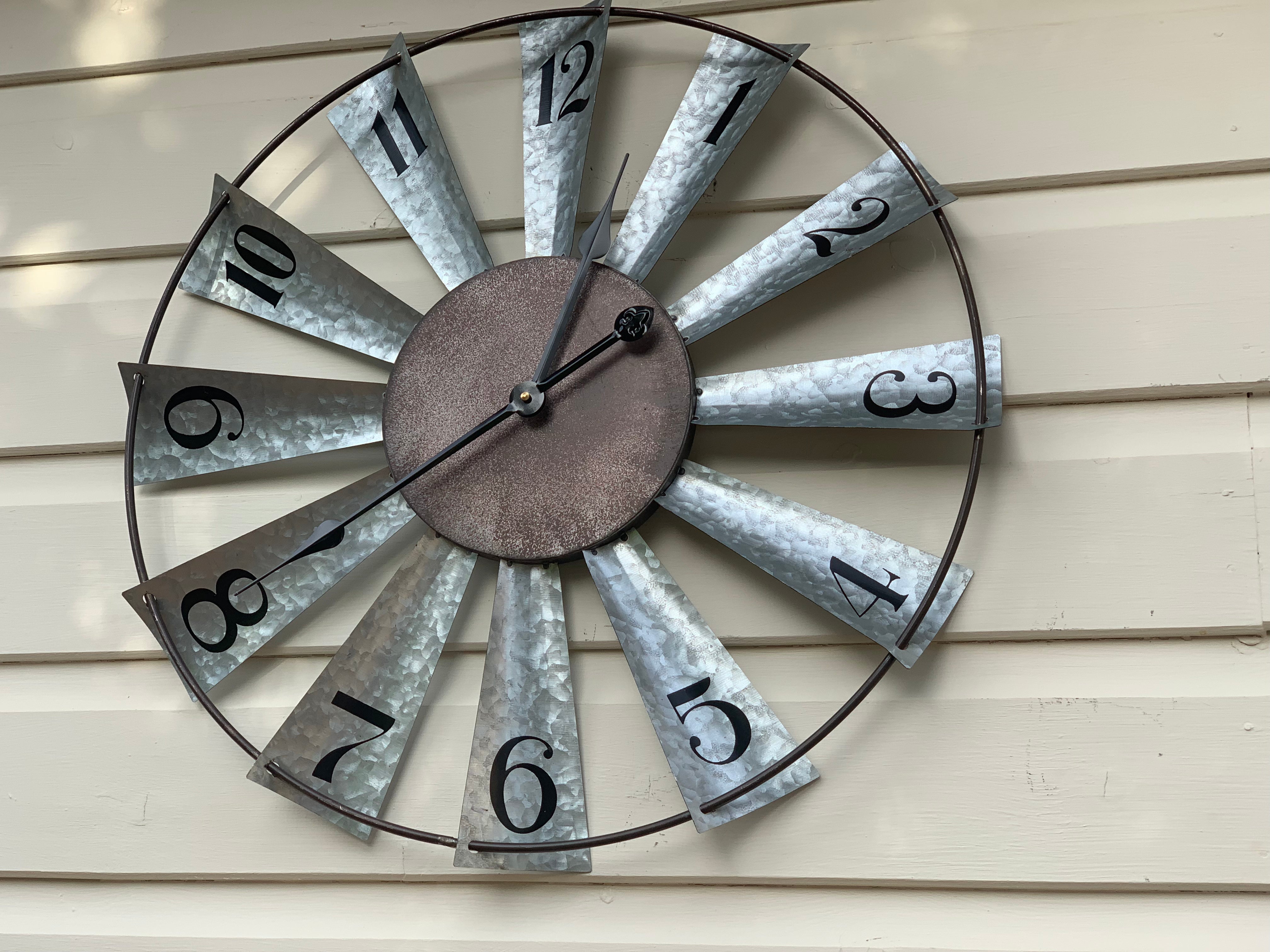 Farmhouse WINDMILL Clock PREORDER NOW Due in March 2024 The OLDE