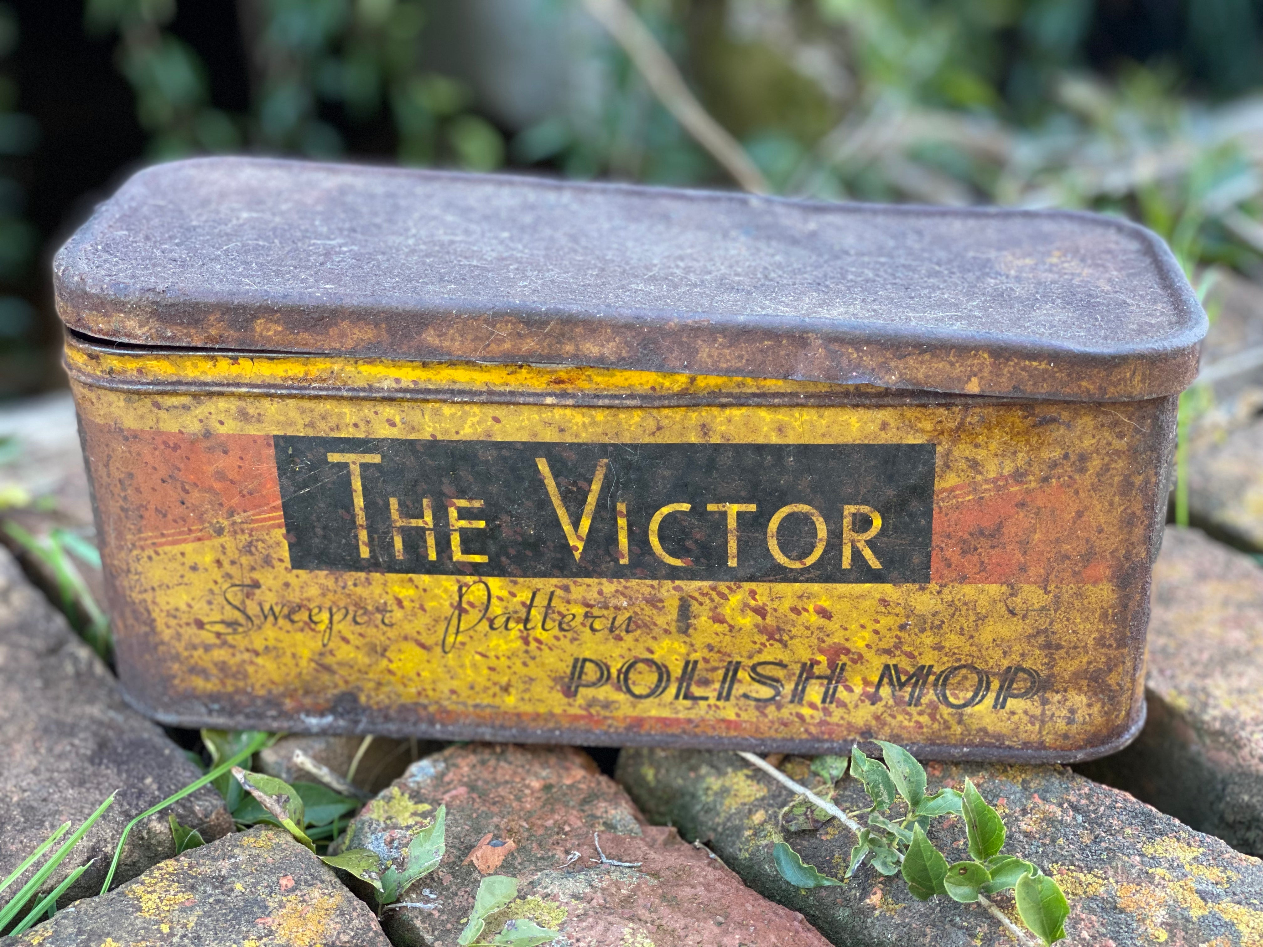 Vintage The Victor POLISH Tin