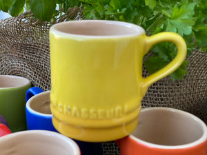 Set of 6 Mini Ceramic Mugs