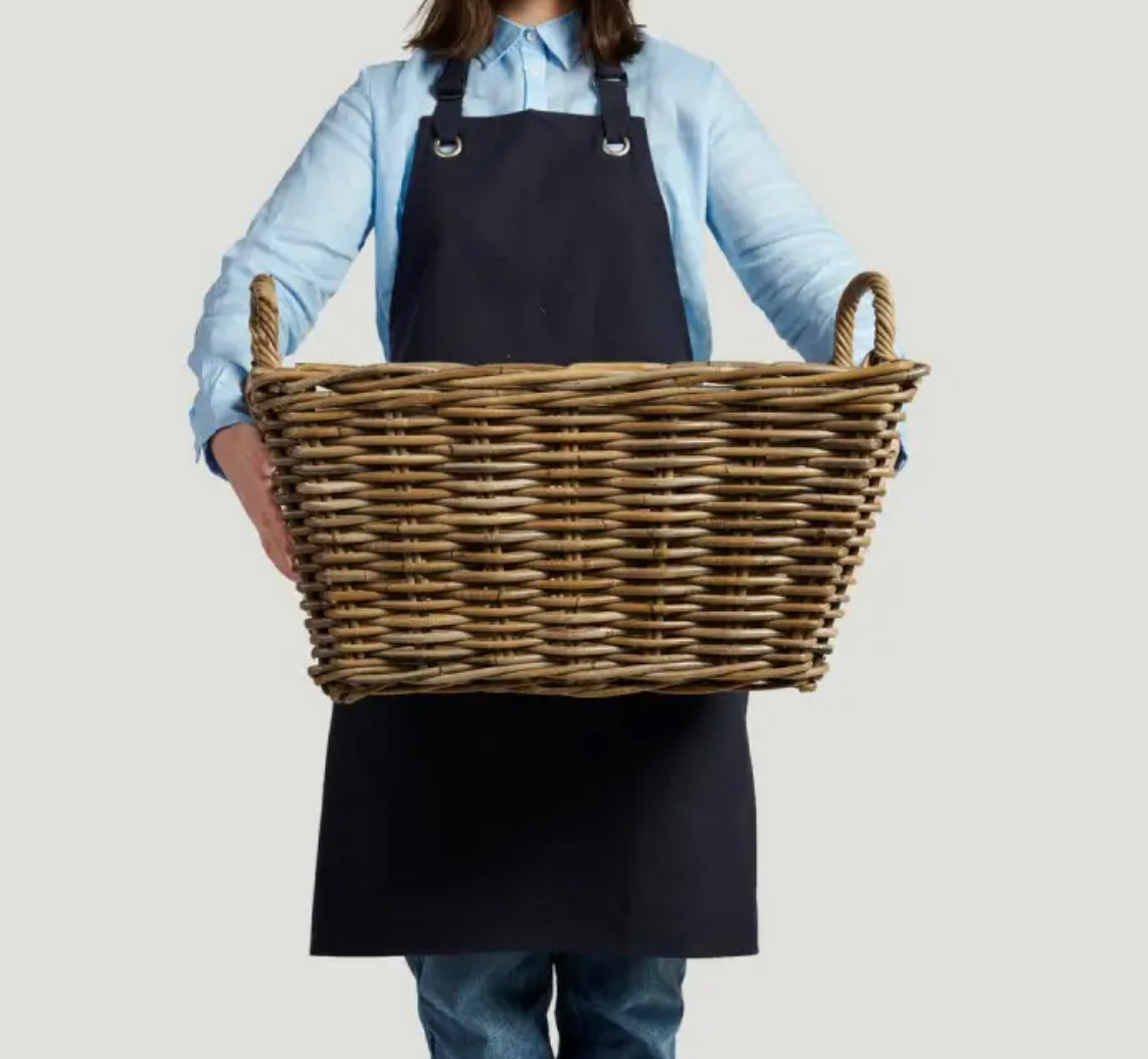 Large WALLACE Rattan Basket