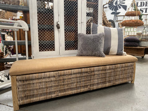 Bench Storage Wicker TRUNK Pre- Order