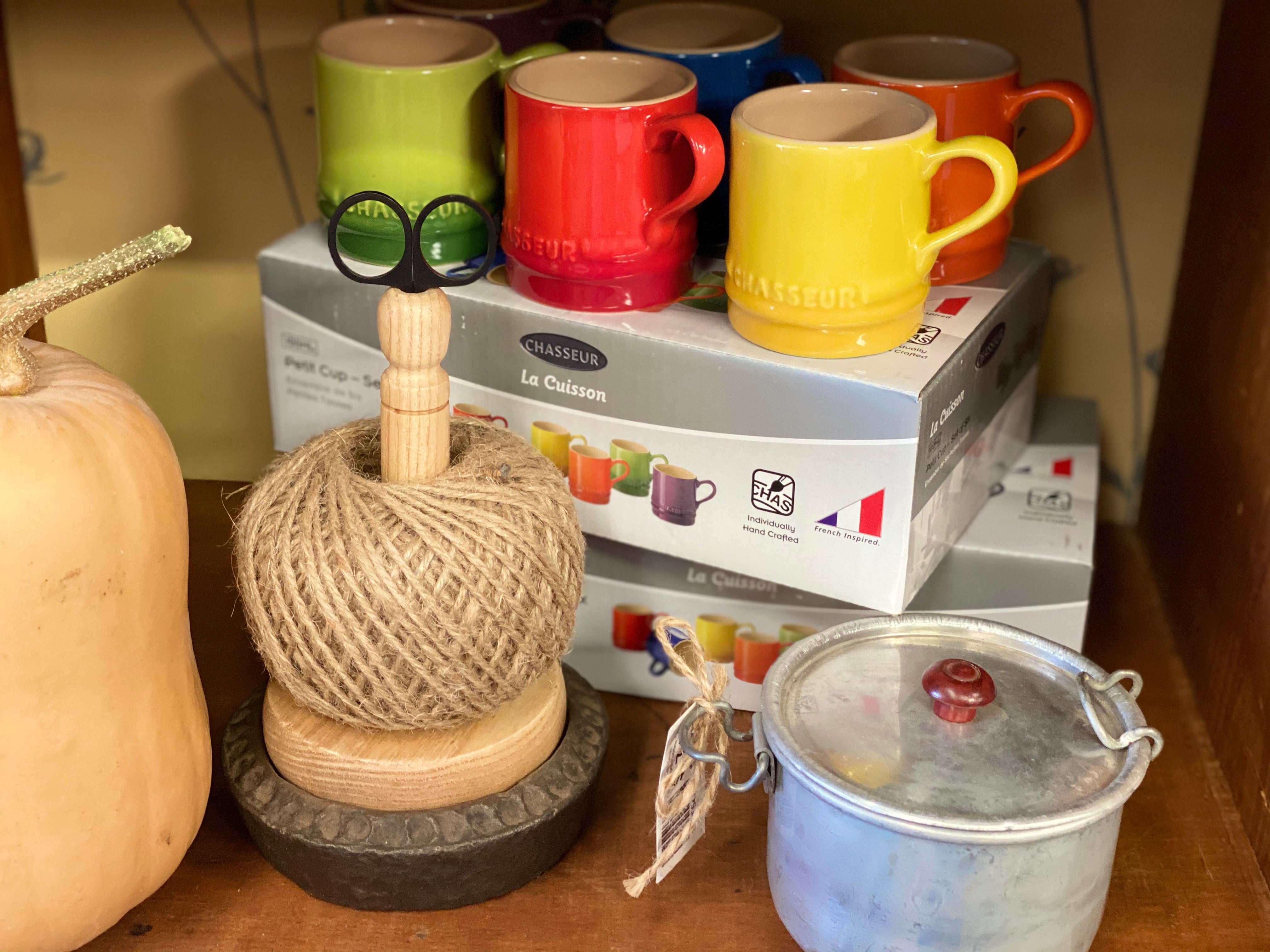 Set of 6 Mini Ceramic Mugs
