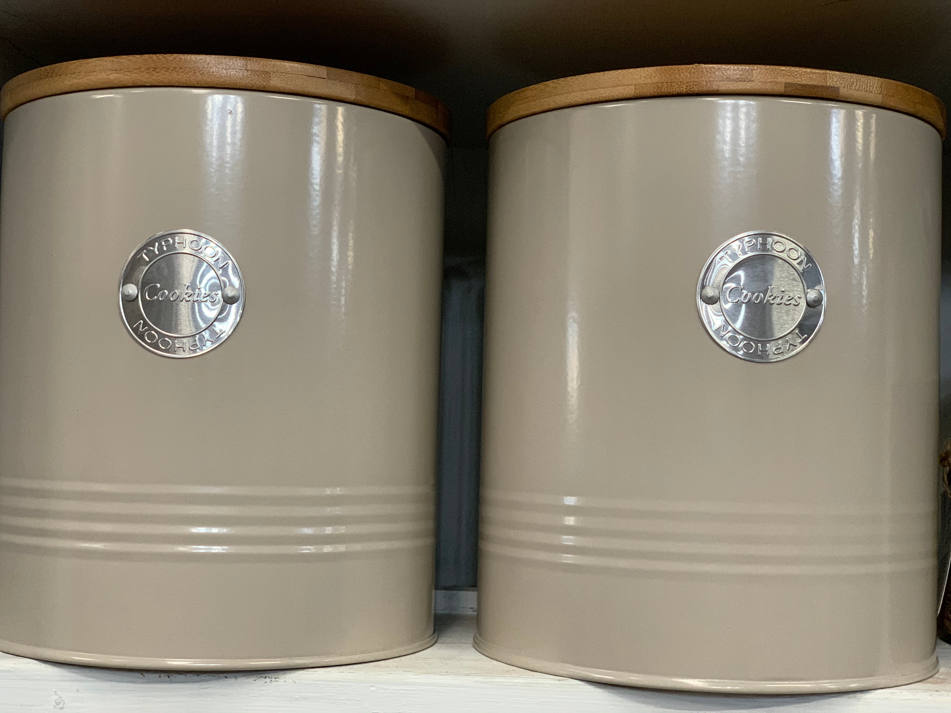 Beige Cookies Tin