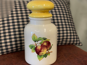 Ceramic Vintage Apples Jar