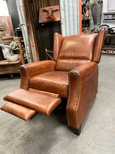 GRAMMAR Aged LEATHER Recliner