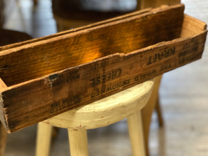 Vintage KRAFT Cheese Timber Box