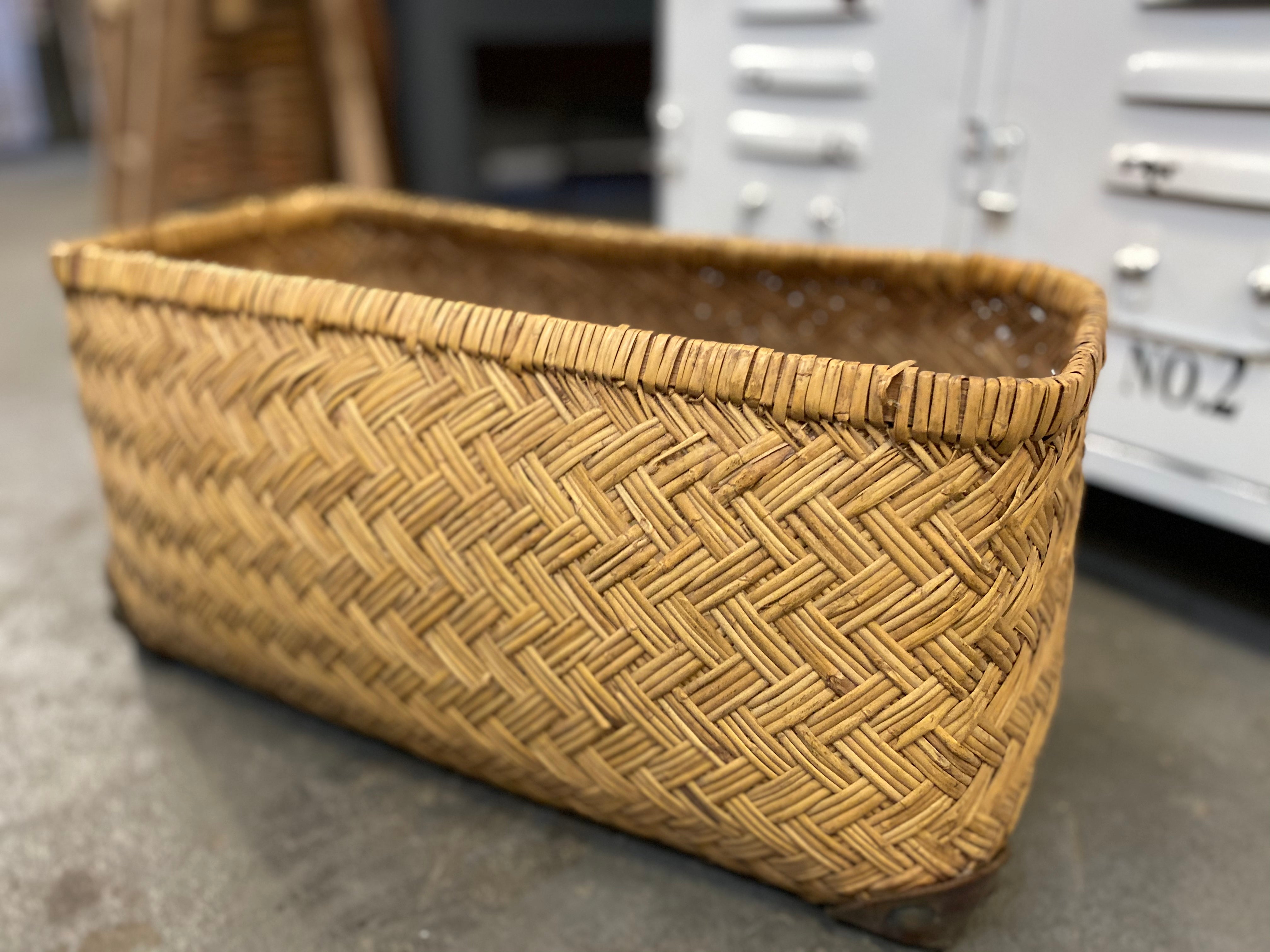Vintage Moses Weave Basket