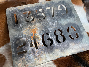 Vintage WOOL Shed STENCIL