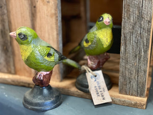 Cast Iron Bird Statue