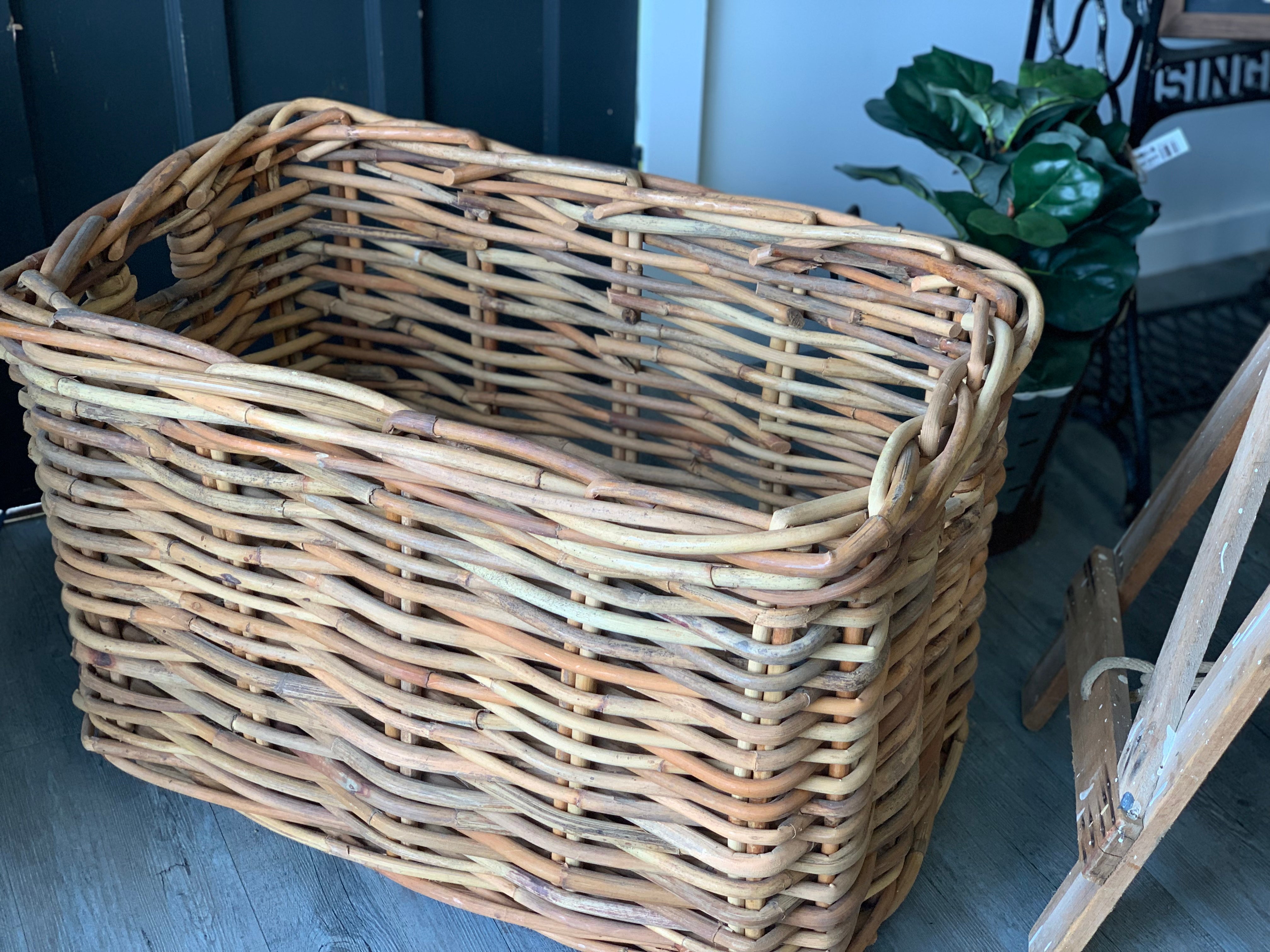 XL Chunky Rectangle Wool Basket
