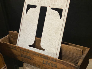 XL Industrial letter T Stencil