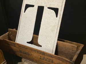XL Industrial letter T Stencil