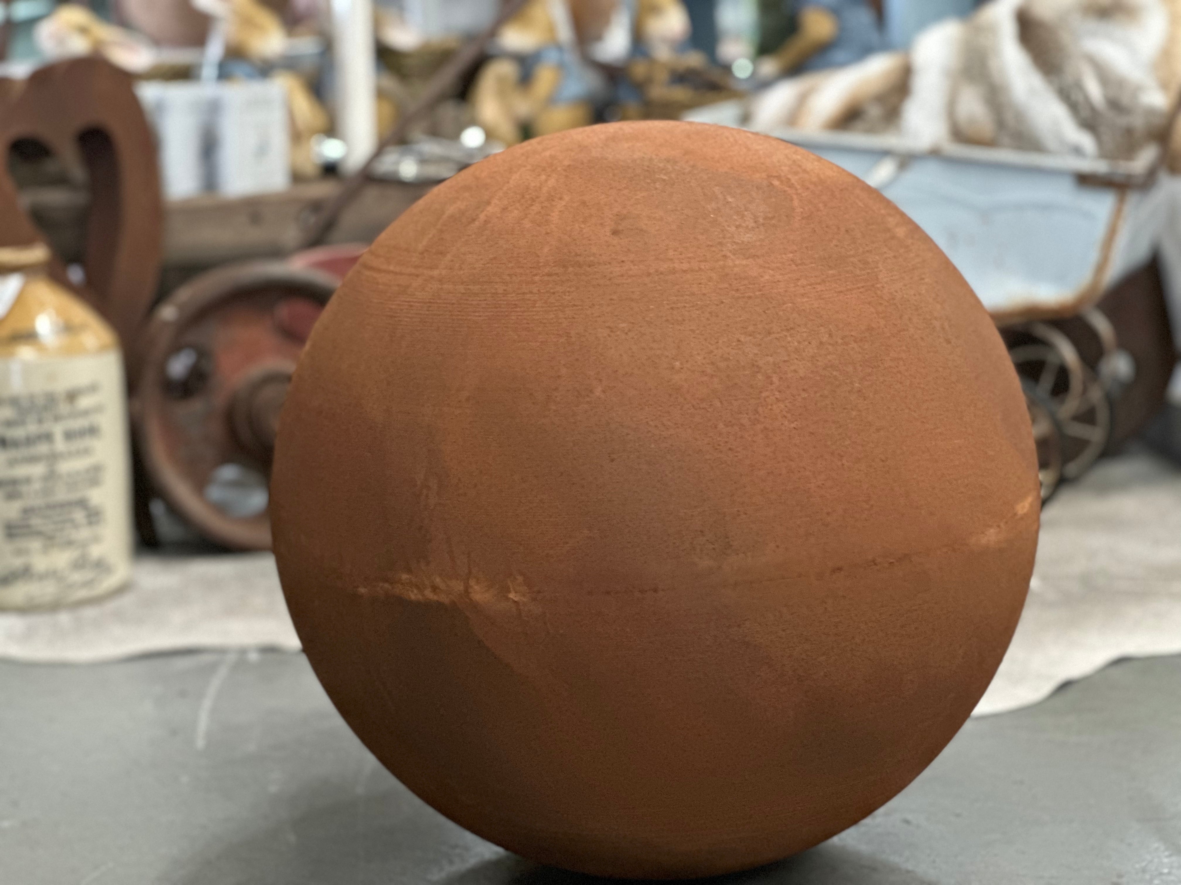 JUMBO Rust Garden Sphere BALL