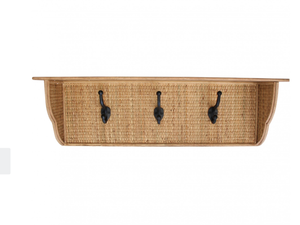 Rattan Timber Shelf Hooks