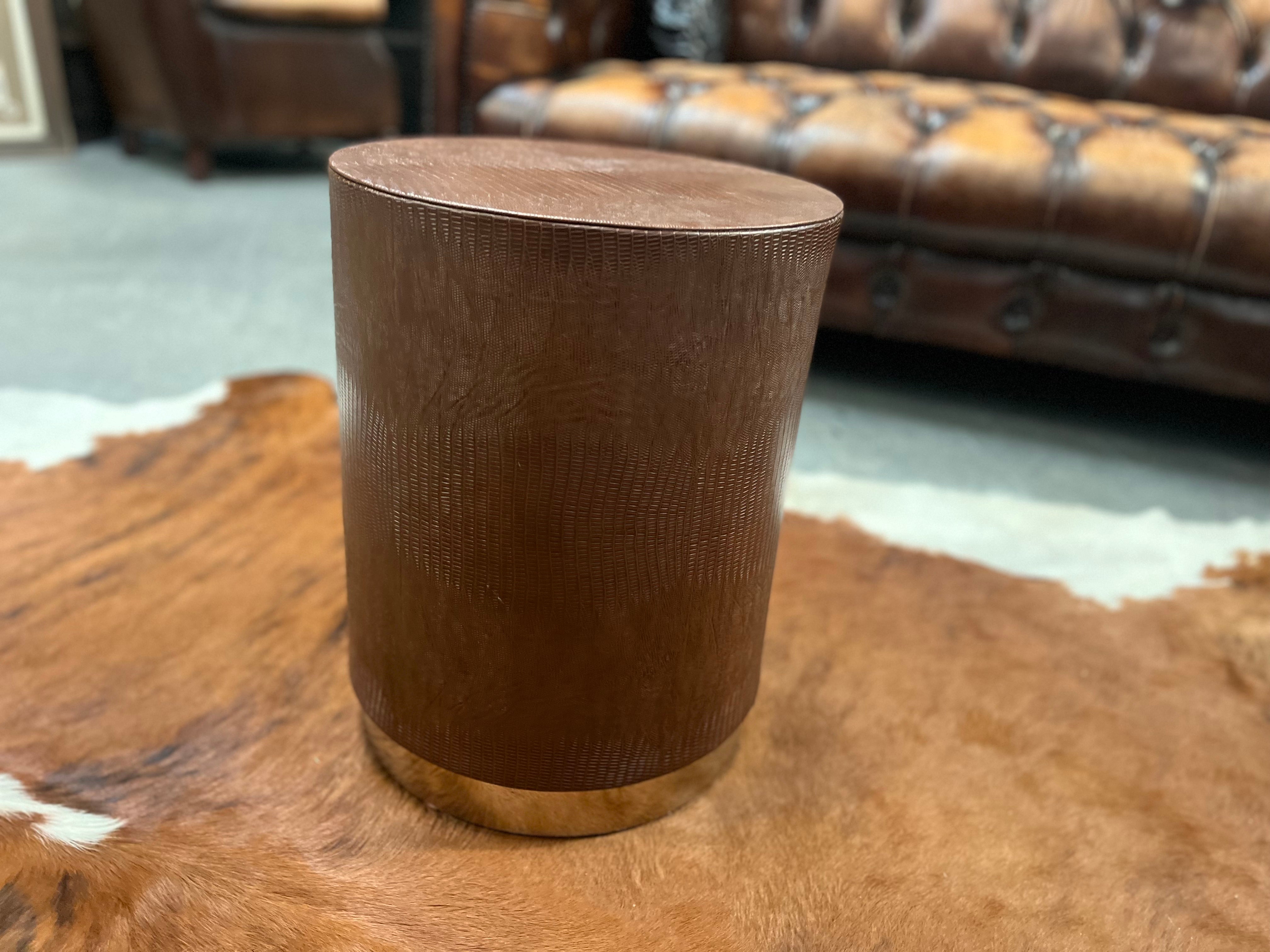 COCO Textured ottoman stool