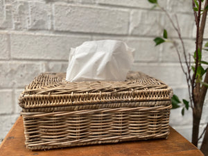 Rattan Tissue Box FREE Postage