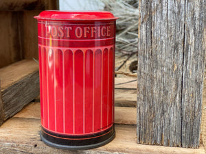 Vintage Post Office MONEY Tin