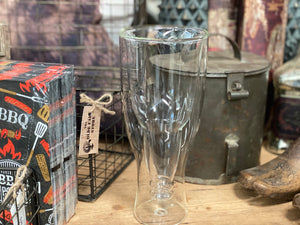 UPSIDE DOWN BEER GLASS 400ml
